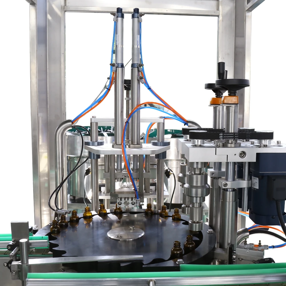 Automatic 10ml Vial Oral Liquid Small Glass Eye Drop Dropper Bottle Liquid Essential Oil Serum Spray Filling Capping Machines