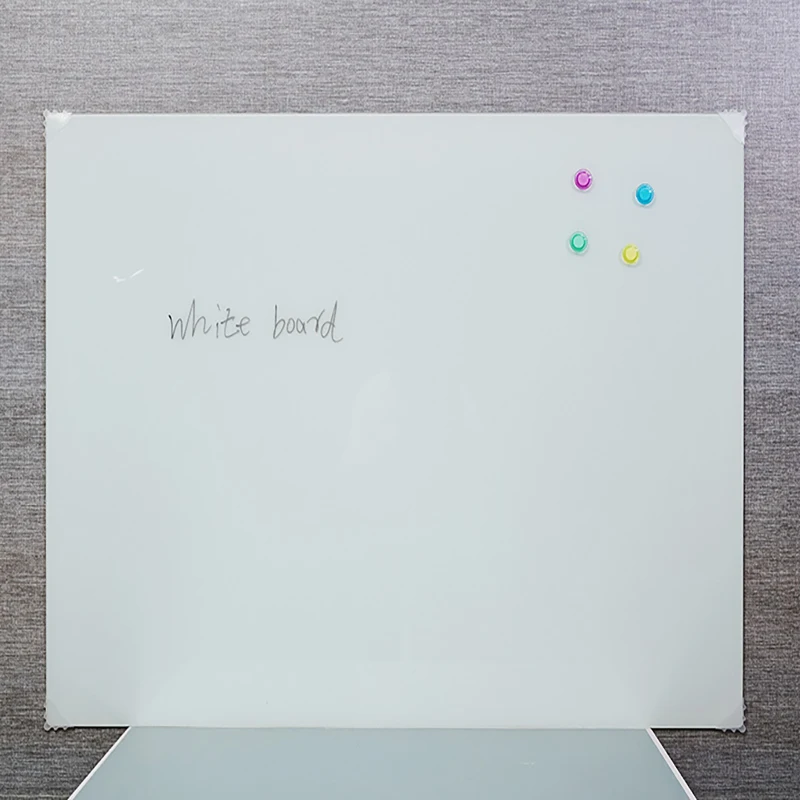 New Design Lacquered Steel Sheet Dry Erase Wall Mounted Magnetic glass whiteboard