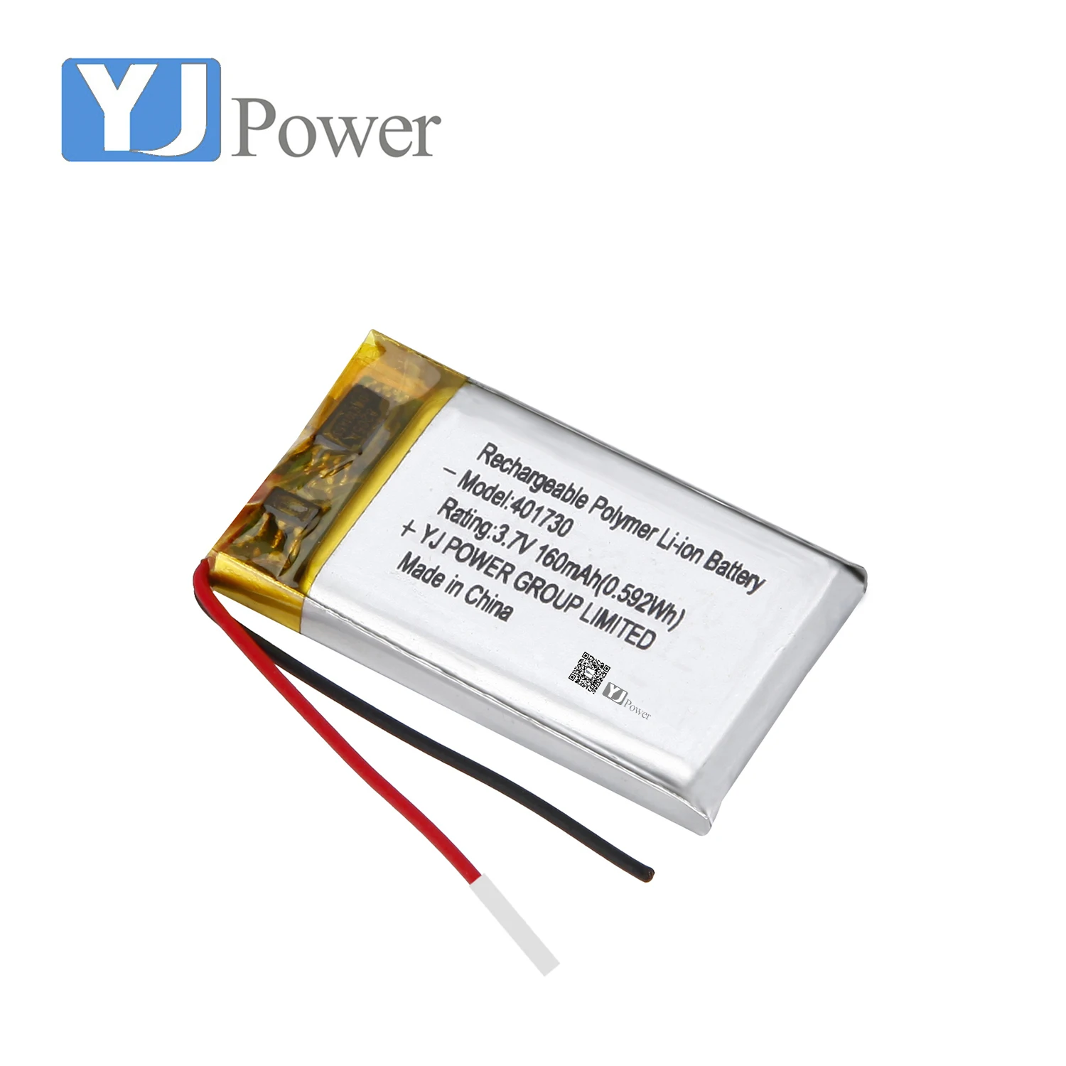 Deep cylcle YJ lithium polymer battery 3.7V 401730 170mAh Rechargeable lithium ion polymer battery for power tols