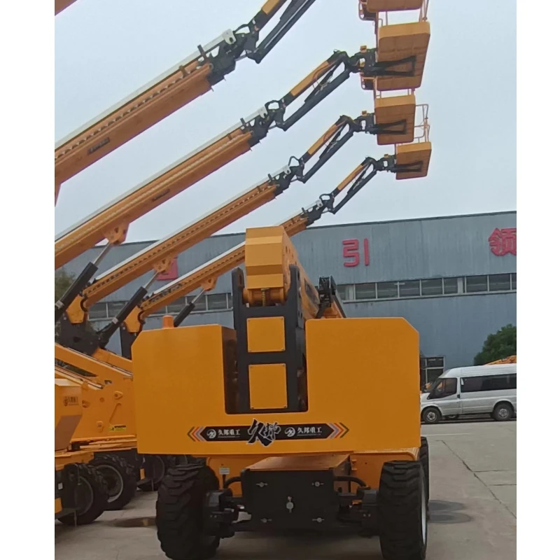 Jiubang 10 M 12 M 14 M Trailer-Type Telescopic Arm Lift Air Lift Straight Arm Aerial Work Platform