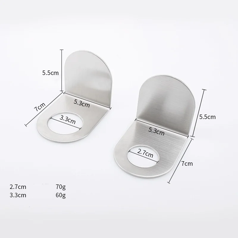 Self Adhesive Wall Mounted Shampoo Holder Hook Shower Gel Bottle Rack Hanger Liquid Soap Shower Holder for Wall Kitchen Bathroom