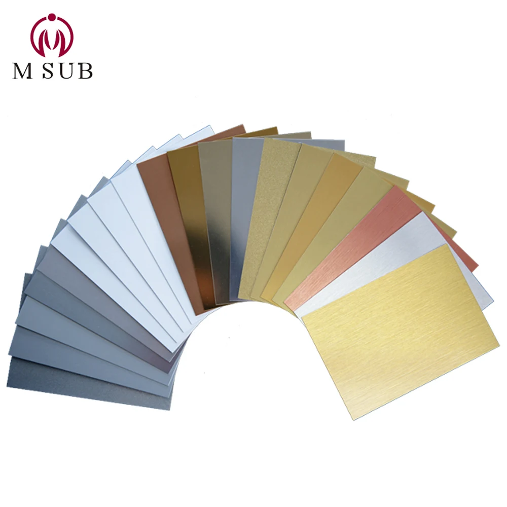 Mirror Finish Coated Sublimation Aluminum Sheets blank boards