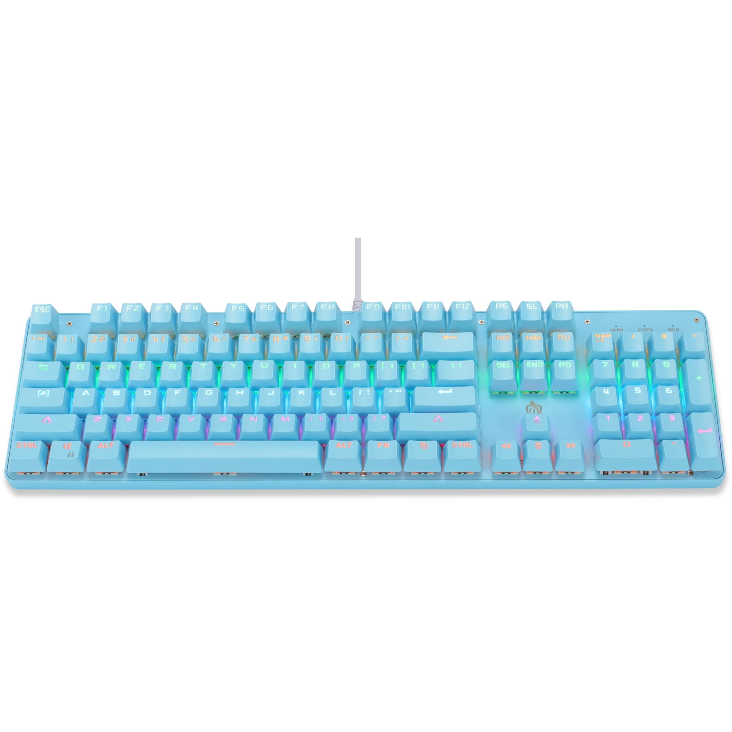 Factory price wholesale OEM/ODM 104 key full size LED backlight wired mechanical keyboard