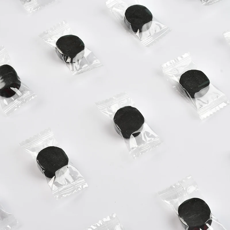 Bamboo Charcoal Fiber 100pcs black cosmetic Compressed Facial Face Mask Paper DIY Skin Care DIY Facial Mask for womens