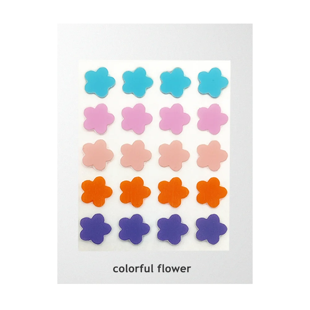 High-end 5color Flower Shape Hydrocolloid Acne Master Pimple Patch Acne Dots