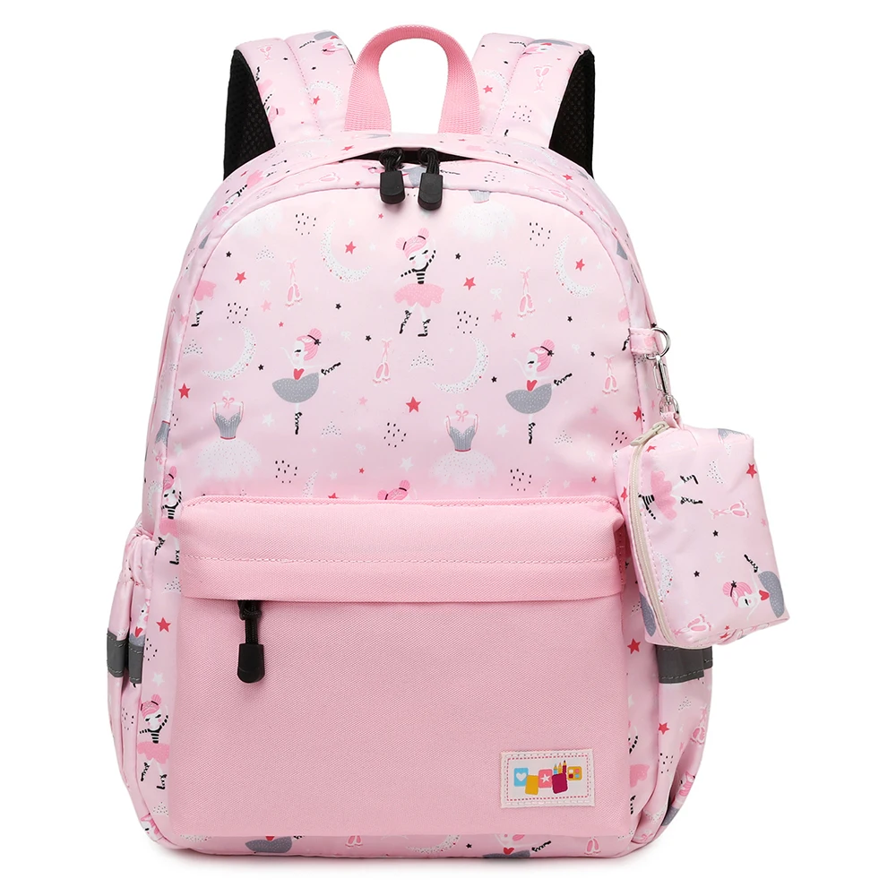 kindergarten kawaii student book wholesale cartoon Ballet Hamburger shark print animal kids backpack school bags girls 2022