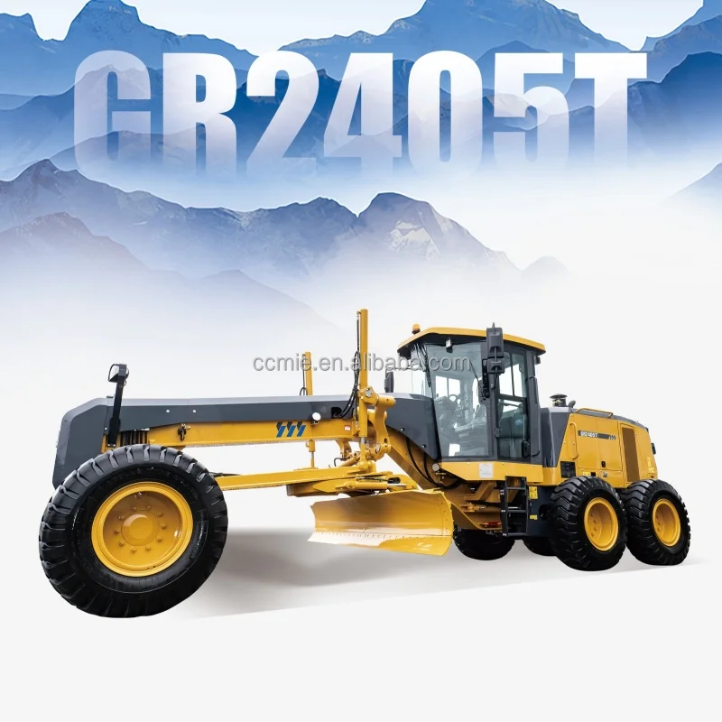 Hot Sale Used Gr2405t Gr215 Motor Grader  Prices130hp 160hp 240hp 120k  Tractor Road Motor Grader Used