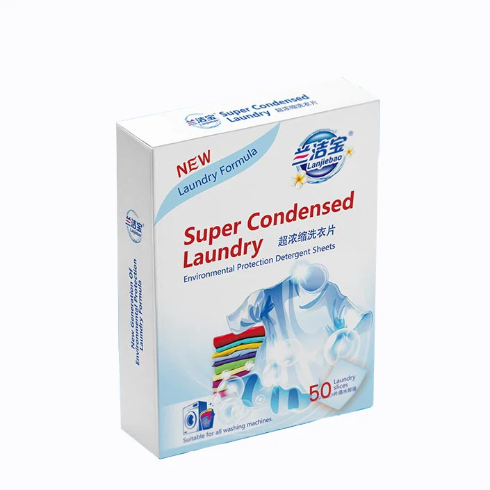 High Performance Double Cleaning Effect Laundry Tablets Super Condensed Best Clothes Laundry Detergent Sheets