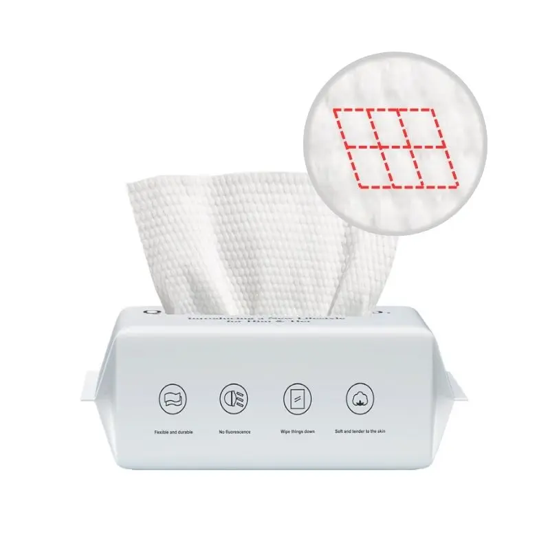 Hot Selling ODM & OEM Custom Face Hand Magic Cotton, Quality Skin Friendly Super Soft Tissue Beauty Breathable Facial Tissue