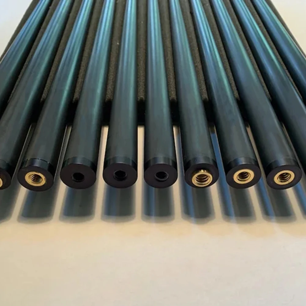 carbon fiber Billiards Pool Cue snooker cue tapered carbon fiber shaft (21.36mm taper to 12.4mm od ,740mm Length )