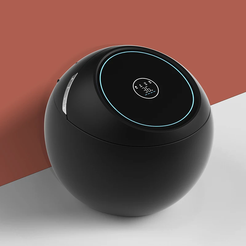 New egg-shaped intelligent color toilet no water pressure limit 110v auto flip lid big display instant hot water foot feel flush
