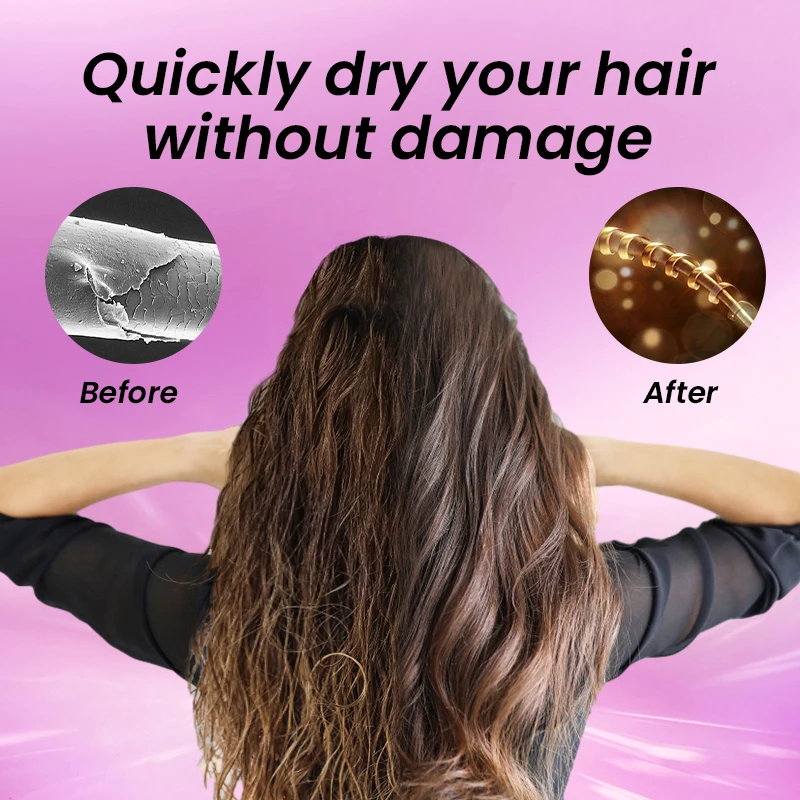 High Power Performance 1800W Fast Drying Professional Hair Dryer With Removable Filter