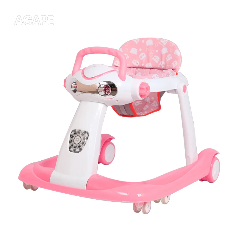 Good Quality Poussette Bebe 3 in 1 Kids Multifunction Baby Walker Foldable Walkers For Babies With Music Wheels And Seats