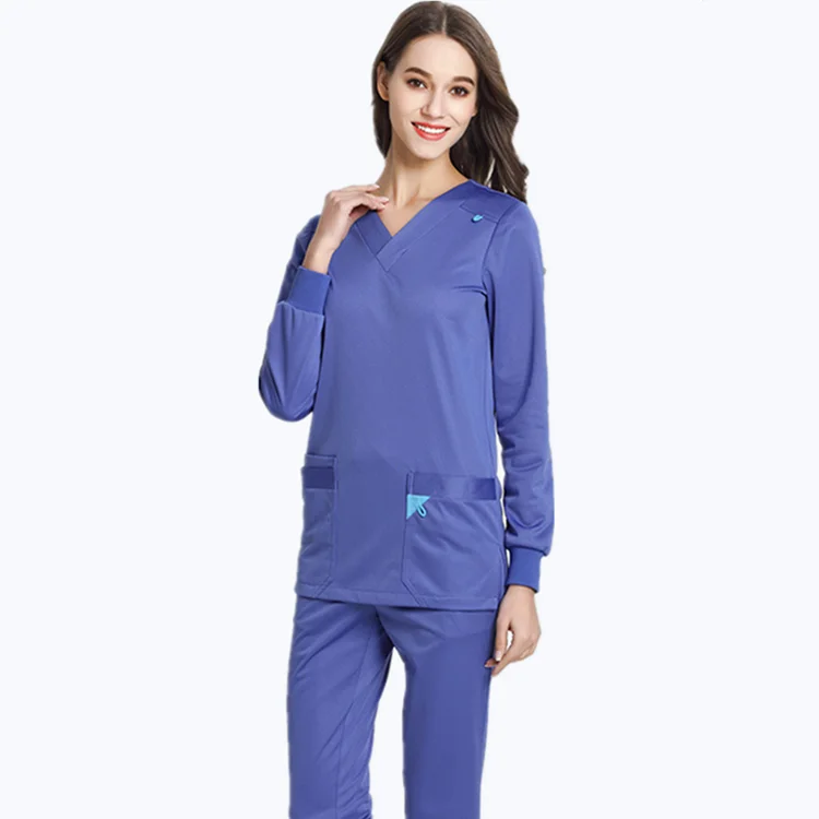 
Healthcare nurse scrub tops uniform custom suit for healthcare workers 