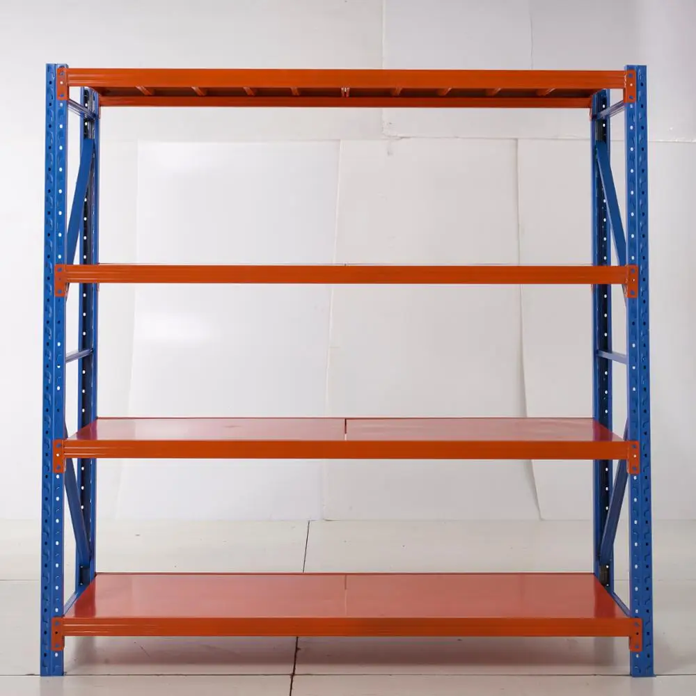 High density industrial metal shelving long span storage rack factory heavy duty wide span racking
