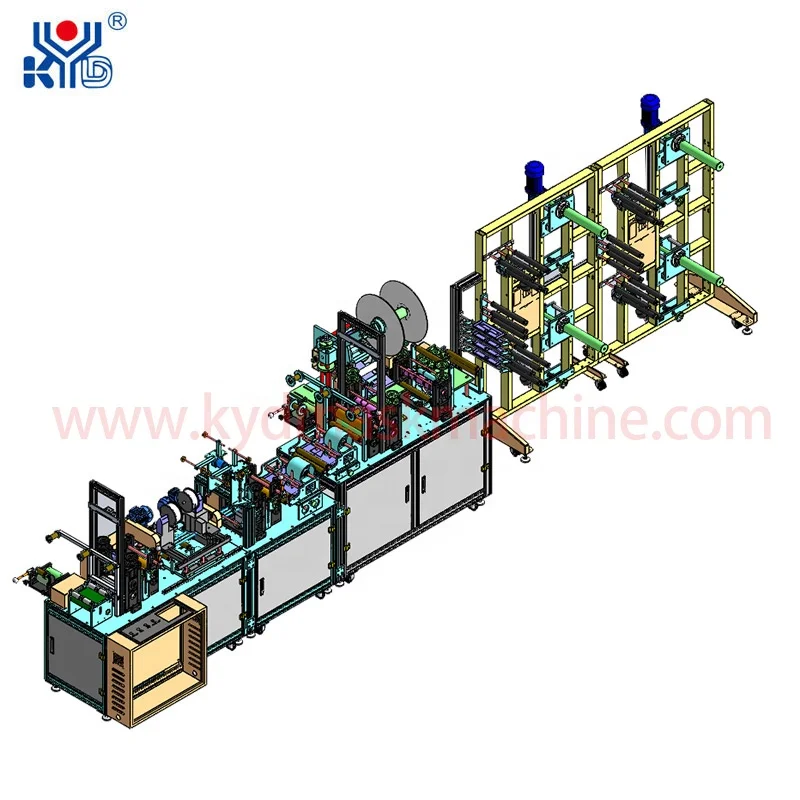 Fully Automatic Fish Shape Mask Medical Mask Making Machine