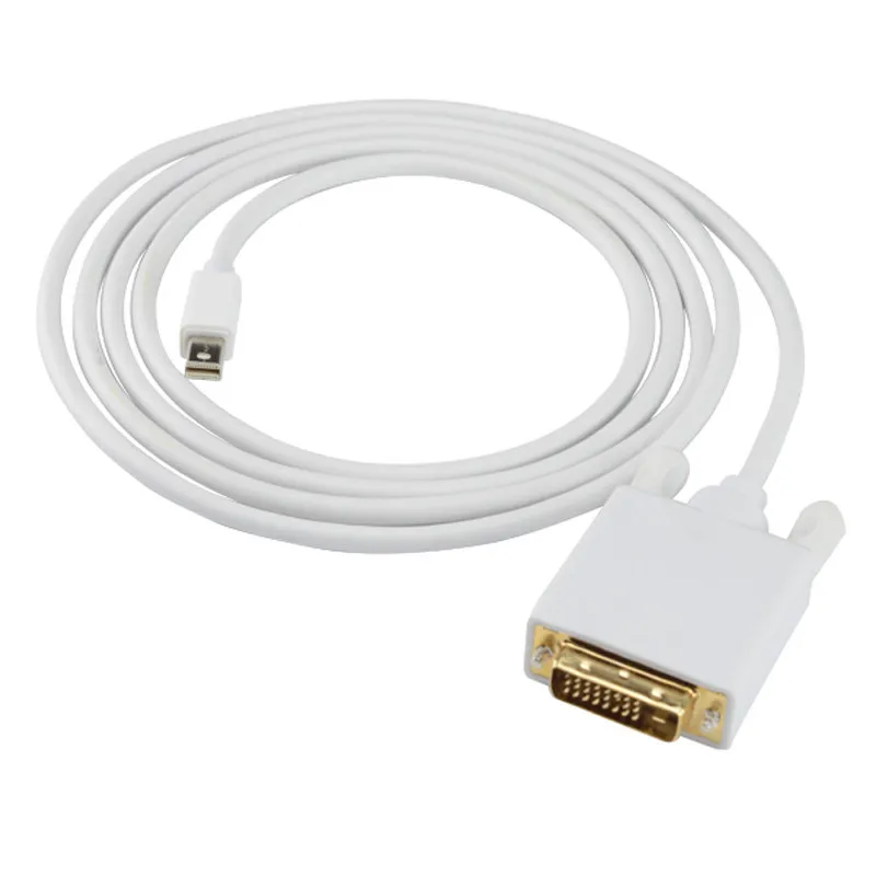 Mini Displayport V1.2 to DVI 24+1 Converter Support 4K 1080P 3D Compatible Macbook Pro Surface Pro ASUS TX300 Computer