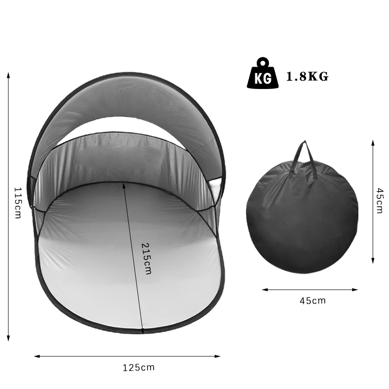 UV Protection Pop out Beach Tent Portable Outdoors Beach Tent Automatic Pop up Tent for Beach