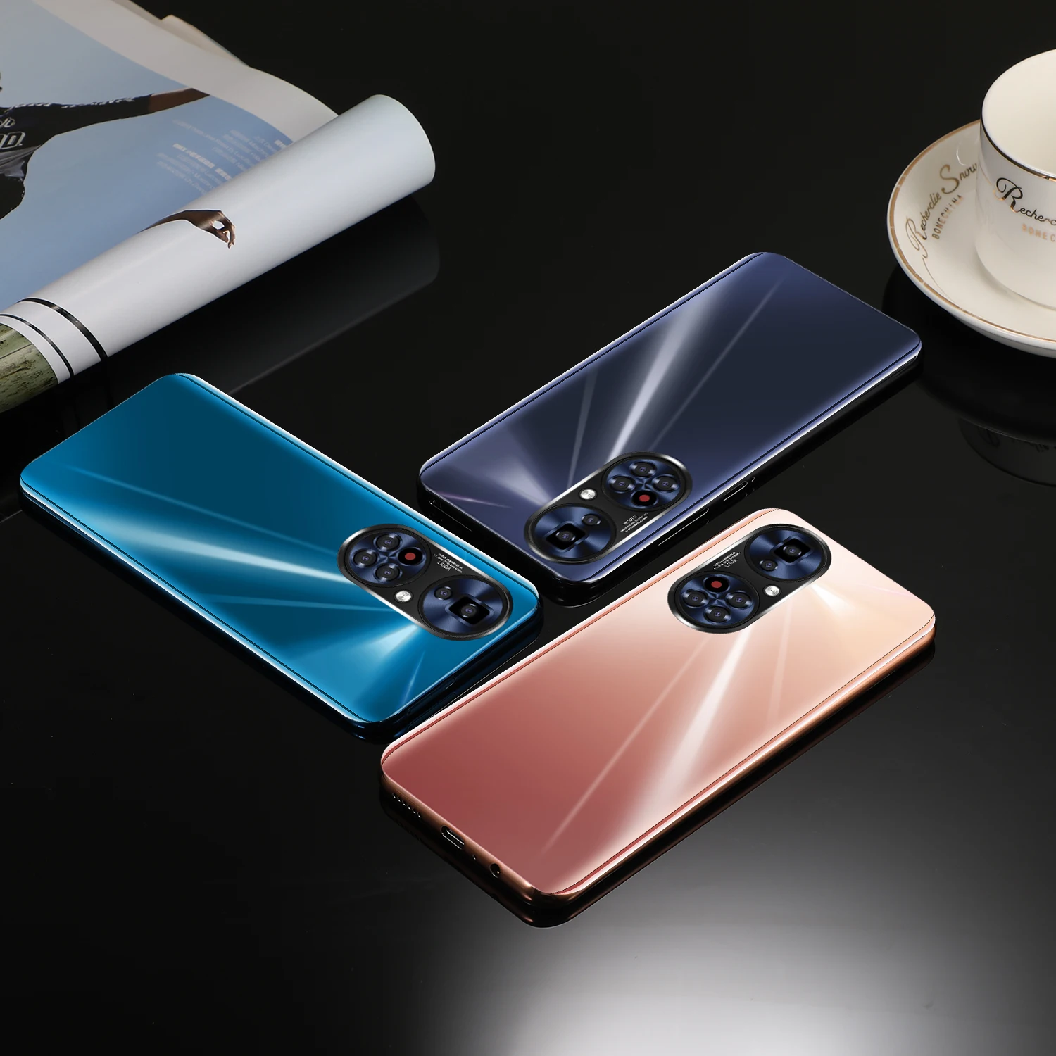 New Style Android Smart Cheap Phone P50pro+7.1-inch  5G Original Unlocked Version 12GB+512GB In-Screen Fingerprint Mobile Phones