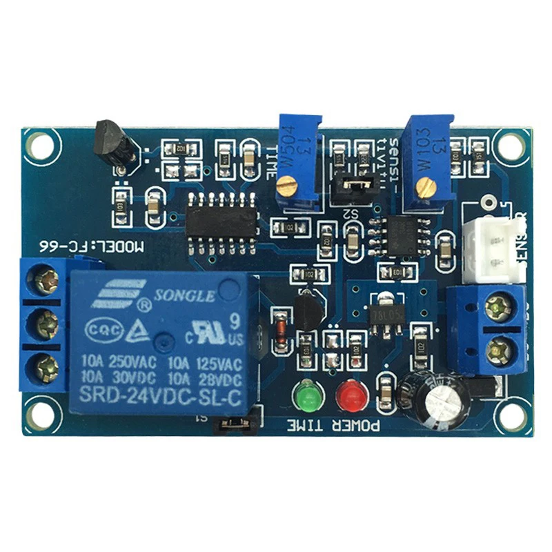 DC 12V Photorelay Automatic adjustable timing control switch LDR Photoresistor Relay Module Light Photoswitch Sensor Switch