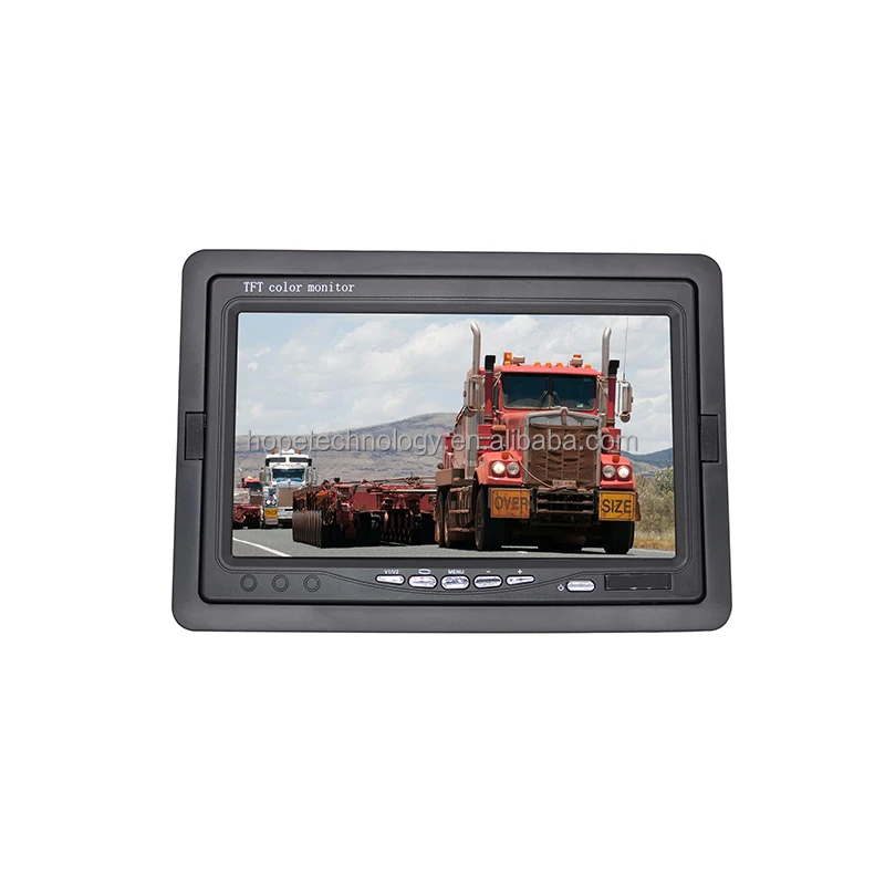 HOPE AHD Split Screen Car Monitor DVR Monitor 7 Inch Car LCD Monitor for Truck Forklift Bus Van