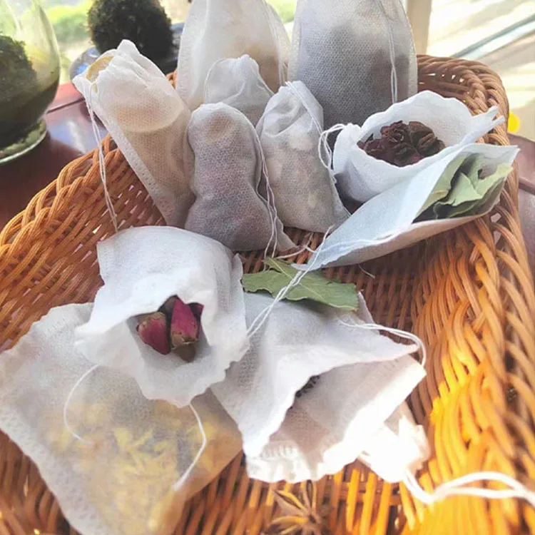 High Quality Environmentally Friendly Biodegradable PLA Corn Fiber Tea Filter Bag Empty Tea Bag