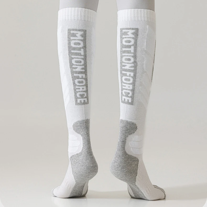 New Long Sport Socks Skiing Snowboarding Warm Stockings Cold Weather Thick Knee High Thermal  Merino Wool Skiing Socks for Man