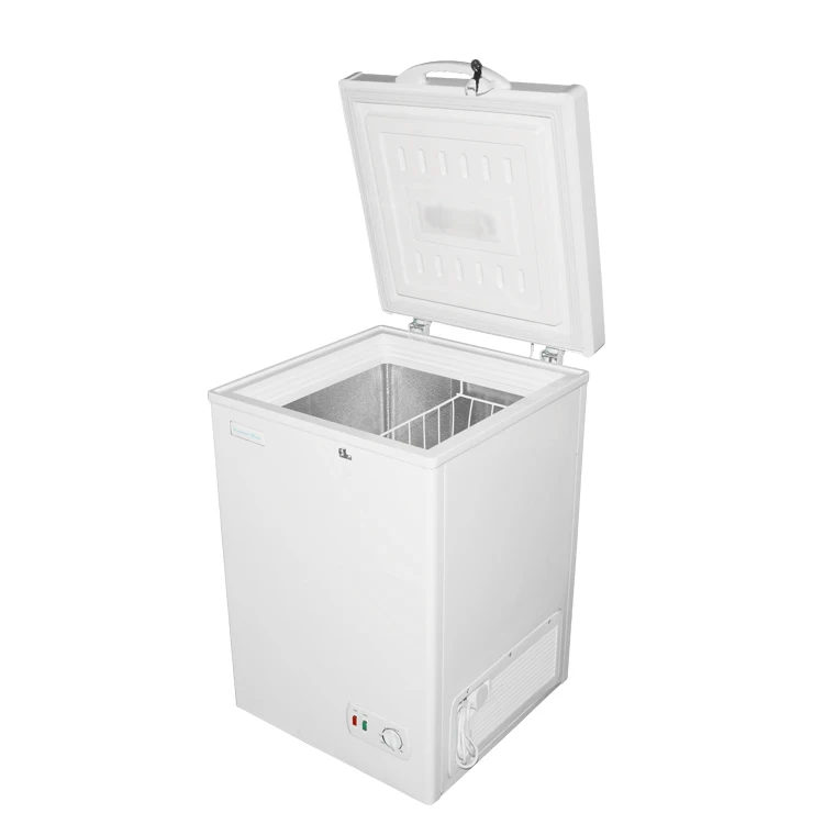 Рекламная прочная дверь, новый дизайн, небольшая горизонтальная управляемая простая морозильная камера