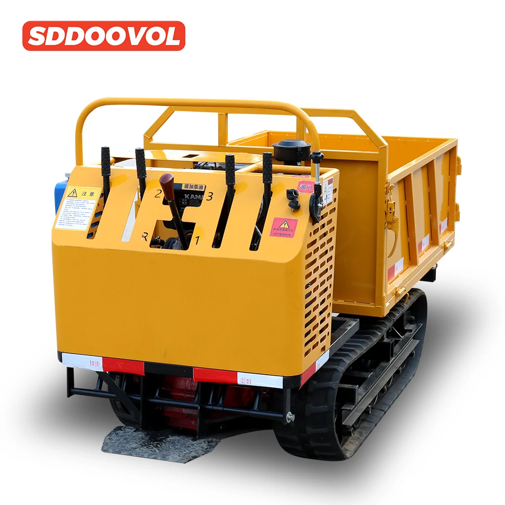 China supplier discount price 1500 kg load mini dump truck Crawler Transport Dumper Trucks with CE