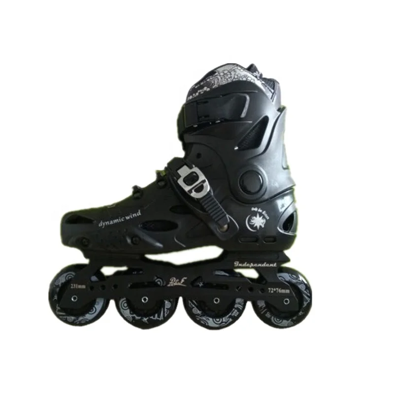 Outdoor Sport Hard Boots Freestyle Inline Roller Skates Shoes For Adult