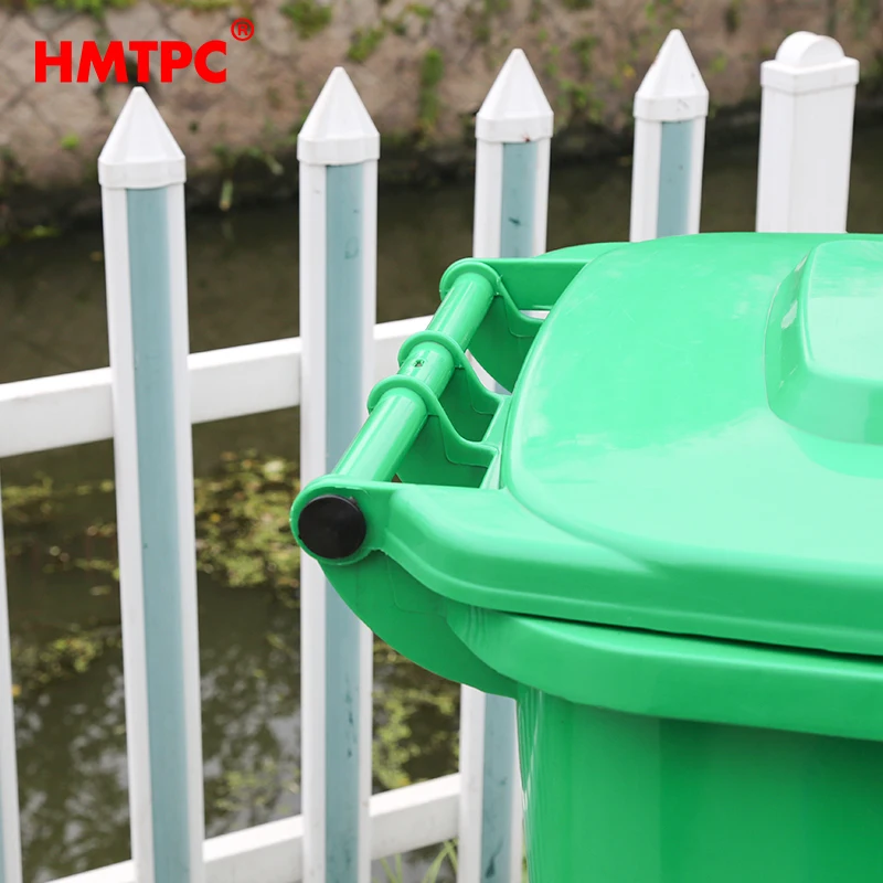 Hot sale! HDPE Customized Color 240 liter With Lift Bar Waste Bin American Style Recycle Bin