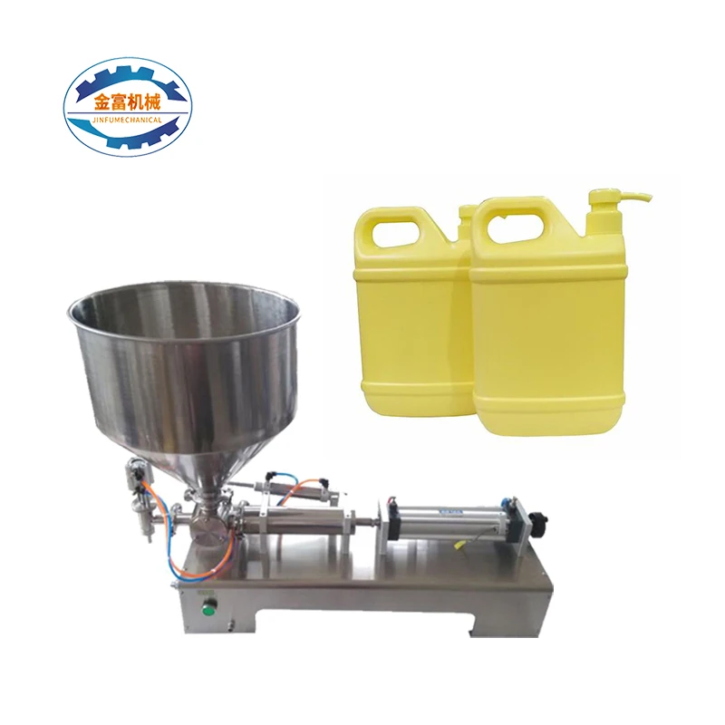 Semi-Automatic Horizontal Liquid/Paste  Filling Manual Cleanser Essence Washing-up Liquid Filling Machine