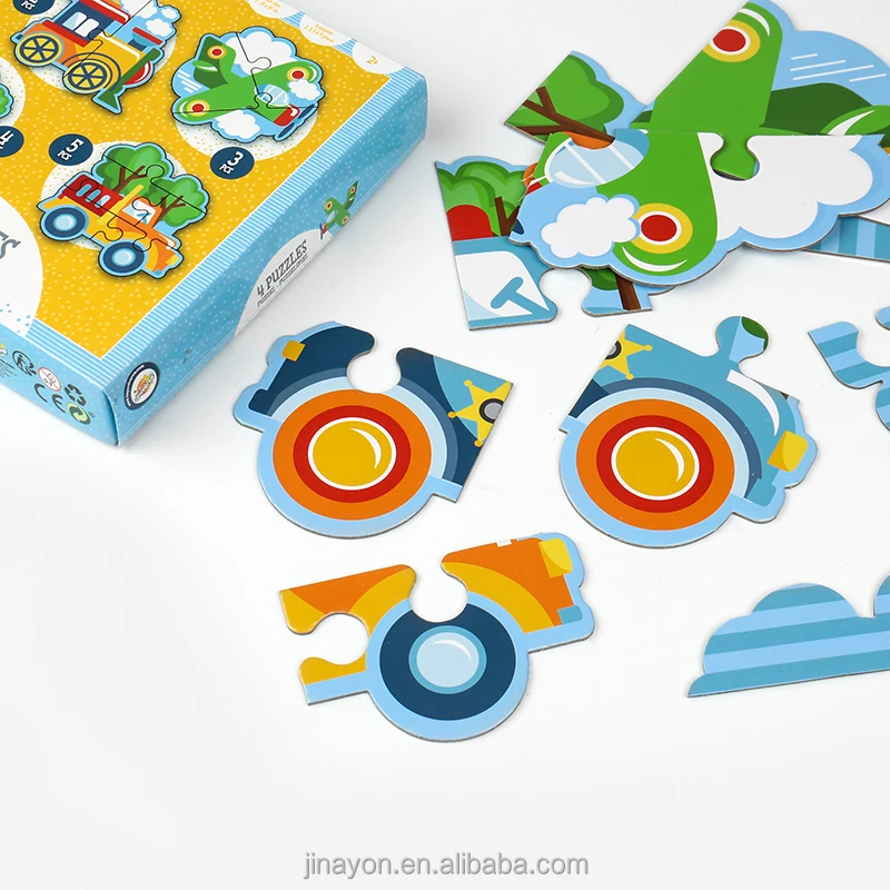 Custom puzzle picture printed puzzle 45+ pieces OEM small jigsaw puzzles for kids playing education toy high quality