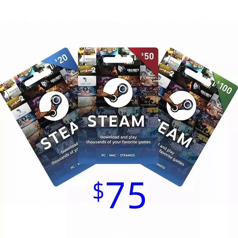 DLC expansion 1 American STEAM recharge code 75 dollar Top up of American Service steam account Recharge US wallet balance 75$