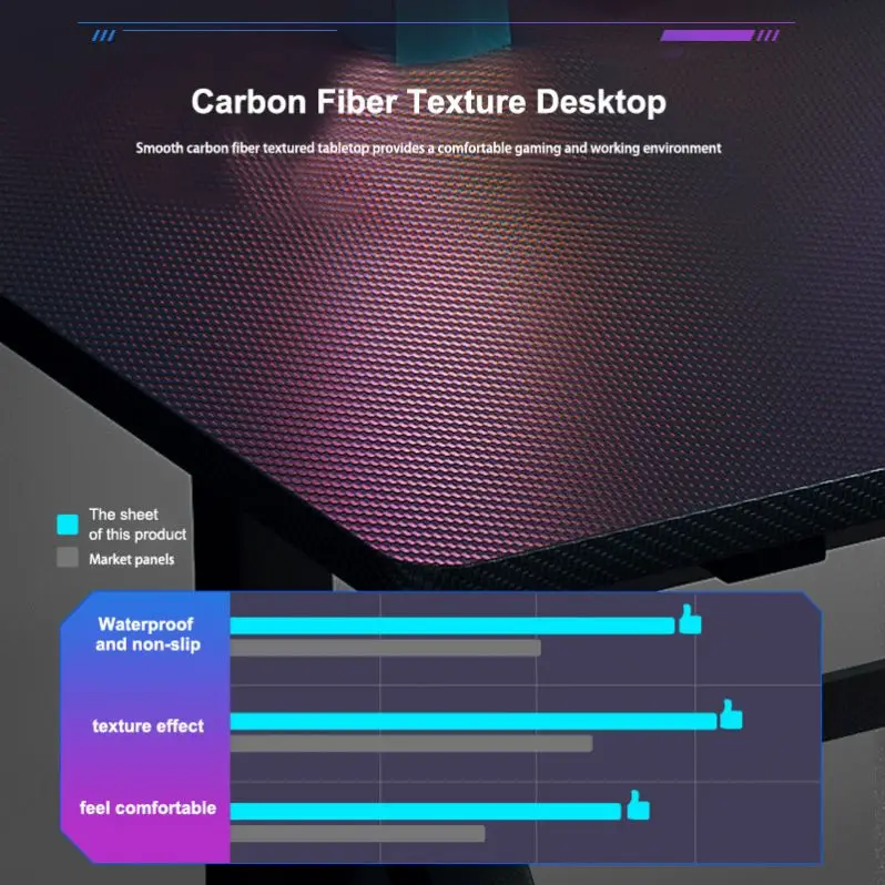 Игровой стол компьютерный офисный K-образный ПК черный красный OEM стальной аксессуар стиль школьная мебель размеры доска