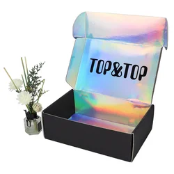 Wholesale Customized Logo Personalized Design Holographic Black Pink Airplane Box Cardboard Printing Gift Packaging Shipping Box