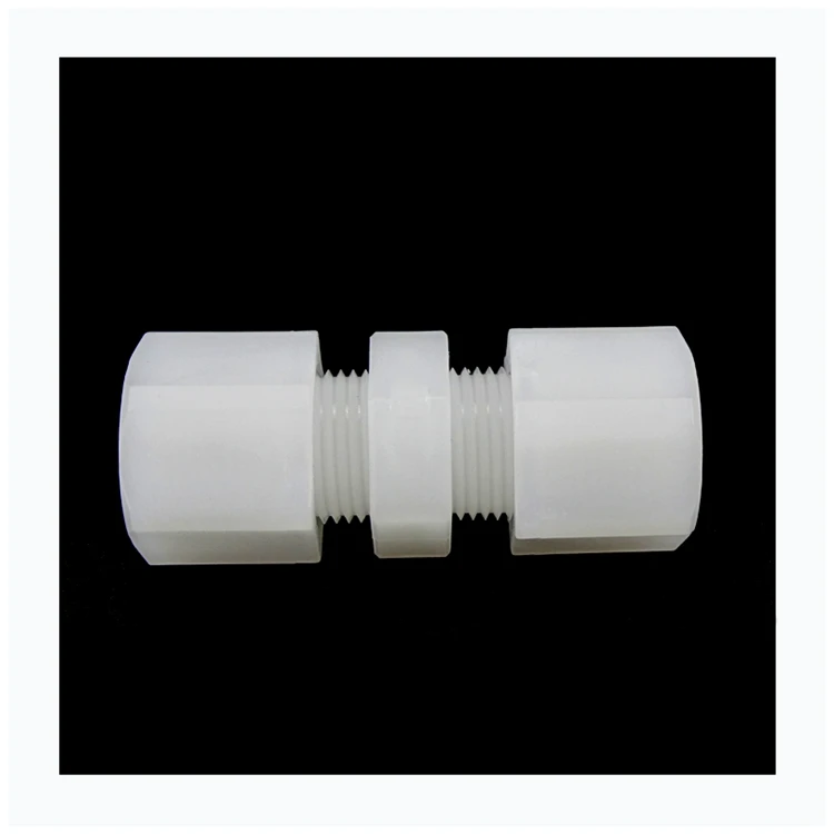 PVDF union connectors   Plastic Joint Bushing sealed pipe extension joint  PVDF ferrules adapter