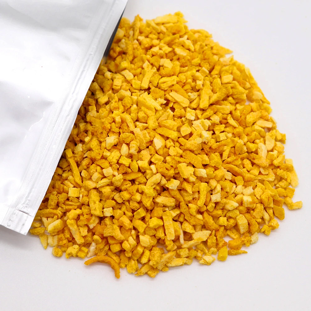 Natural Health Office Snacks freeze dried mango diced granules food raw materials FD freeze dried fruit granules