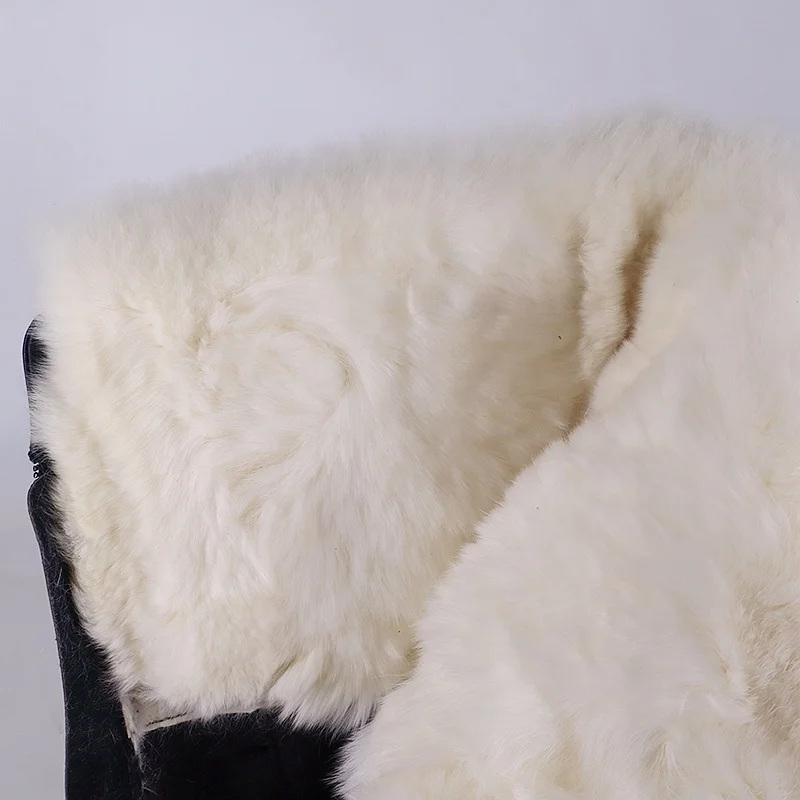 Real Fur Booties Genuine Leather Ladies Winter Snow Ankle Women Boot Shoes