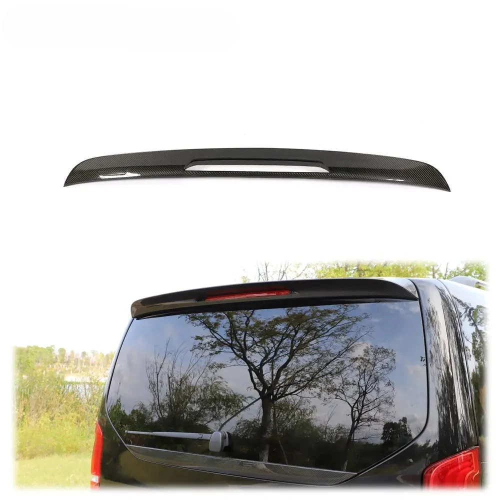 For Mercedes Benz V Class W447 V250 18-19 Dry Carbon Fiber Rear Roof Spoiler Wing