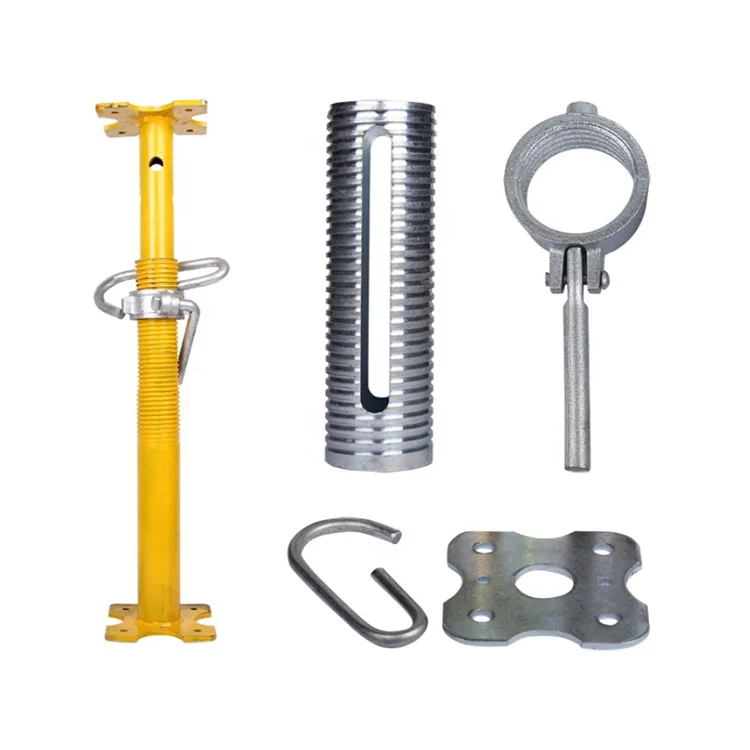 Galvanised Steel Acro Formwork Prop Steel Supports Telescopic jack post Adjustable Steel Scaffolding Props