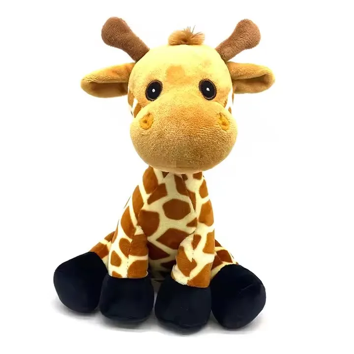 Custom Stuffed Soft Stuffing Toy Animal Zebra Giraffe Baby Cute Toys High Quality Cute Doll Baby Toys Kids
