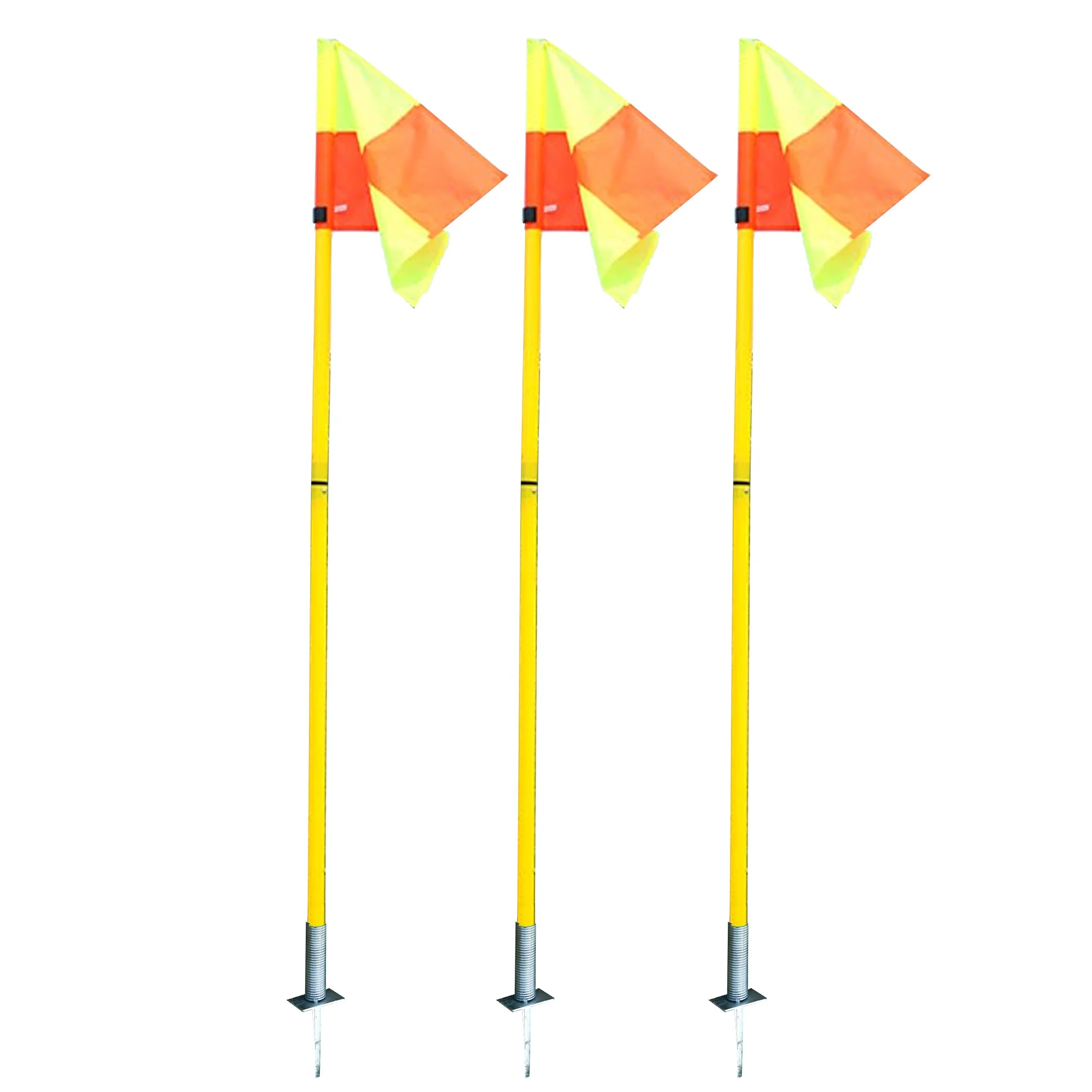 Soccer corner flag with spring, football flag, Soccer Training Equipment