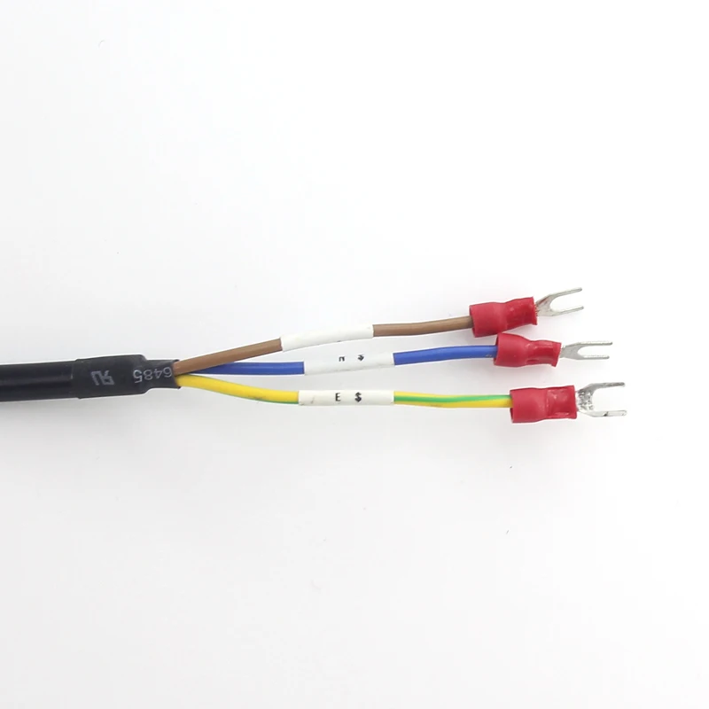 Customized AC cable 3in1 C13 C14 Power Cords with U Rings Terminal Rings power cable power splitter molex extension cable