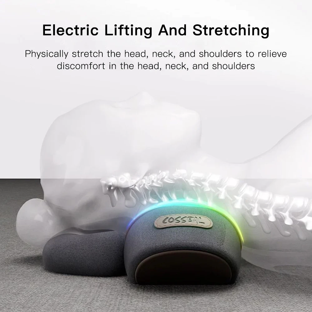 2024 Electric Shiatsu Neck Massager Pillow Cushion Pain Relief Neck And Back Car Neck Massager Pillow With Heat