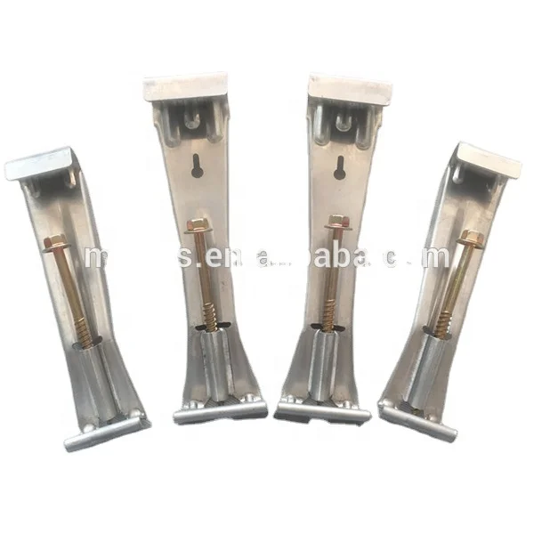 High Quality 5' & 6' Aluminum K Style Gutter Hangers Single Structure Brackets for 5 Inch & 6 Inch Gutters