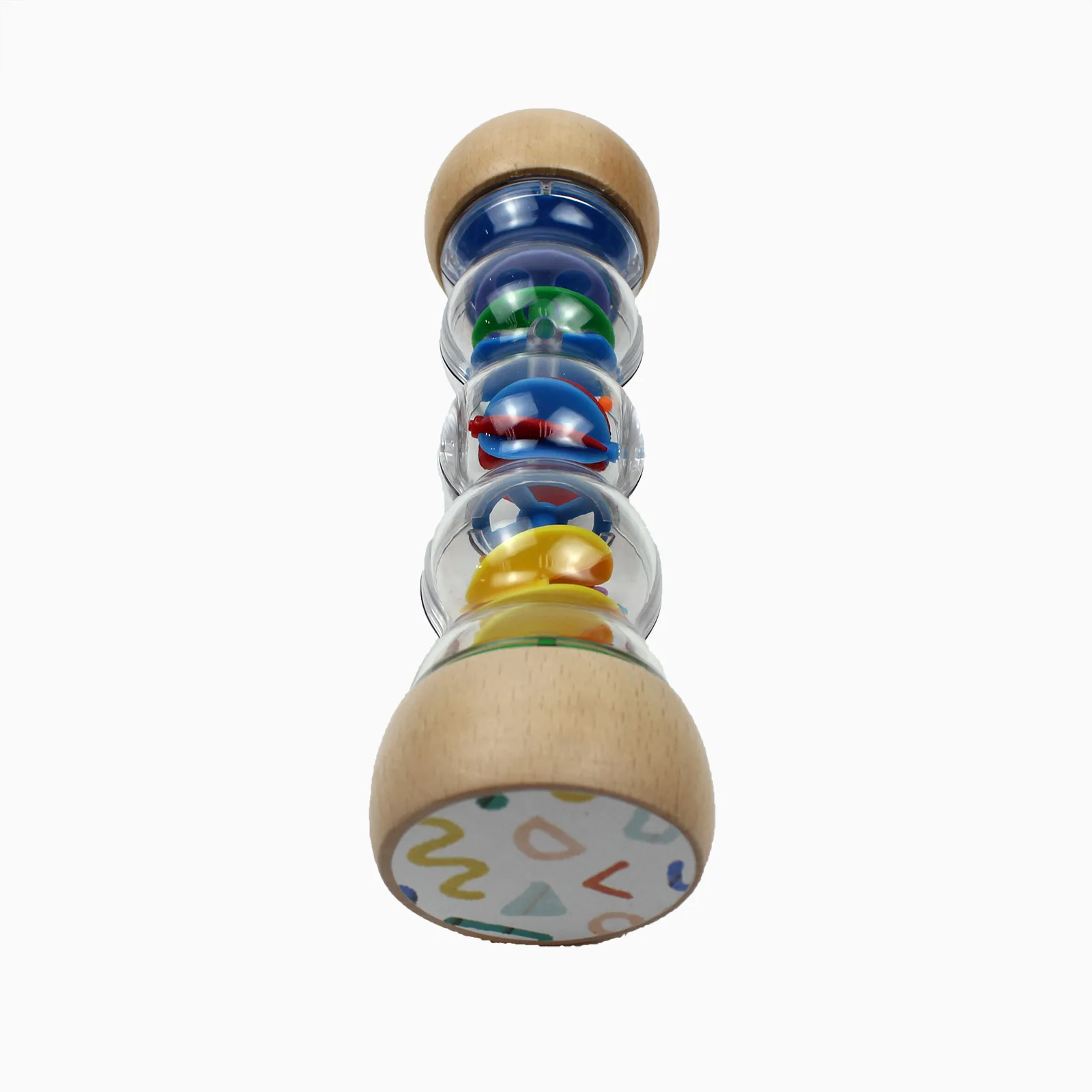 Rainmaker - Wooden Rain Stick Montessori Toy, Baby Rattle Shaker Sensory Developmental, Raindrops Musical Instrument Rain Sound.