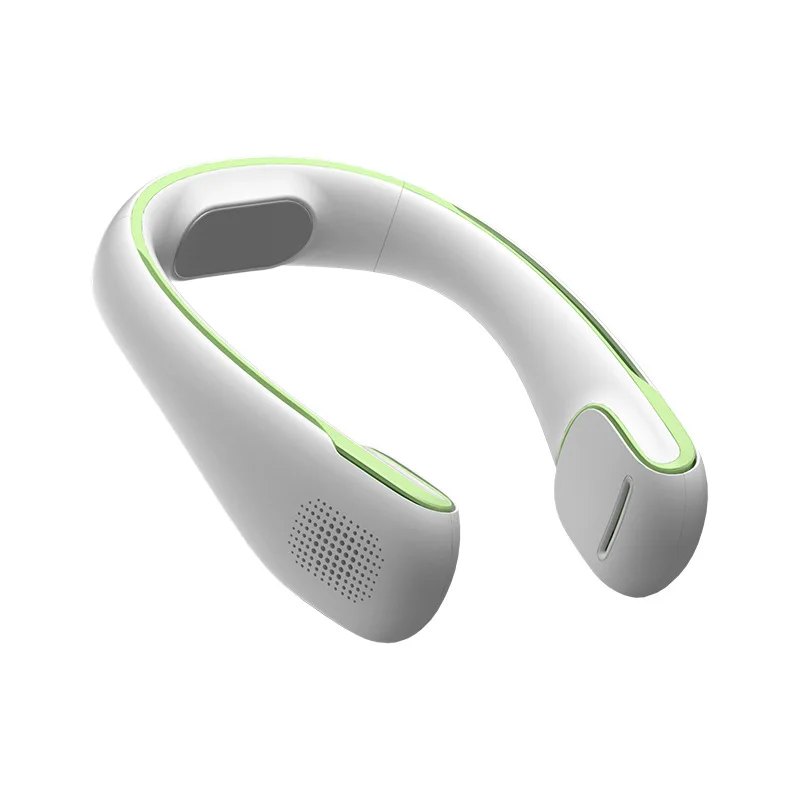 Top Selling  Ice Feel Rapid Refrigeration Rechargeable Battery Portable Bladeless Neck Fan Wearable Mobile Air Conditioner