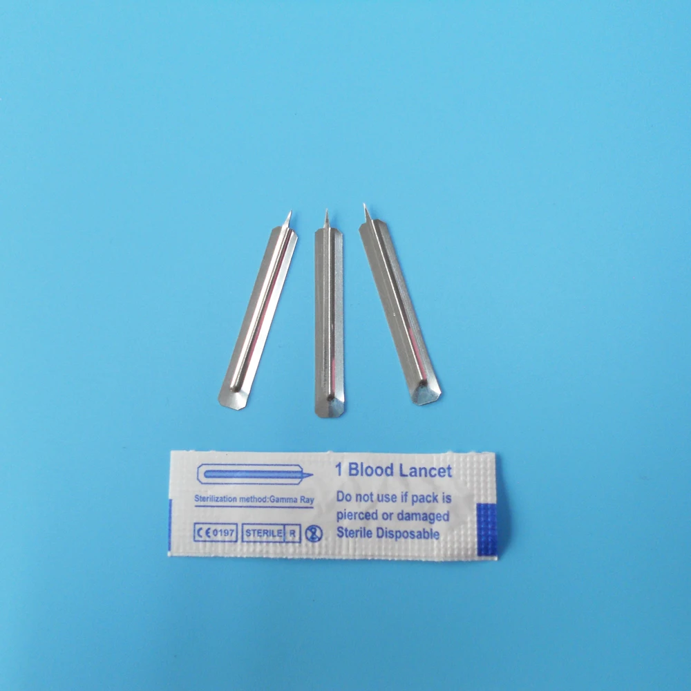 Economical Custom Design China Disposable Stainless Steel Safety Blood Lancets 30g