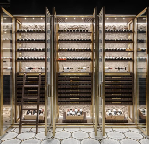 Изготавливаемый на заказ роскошный охладитель вина охлаждающий блок 300 бутылочных